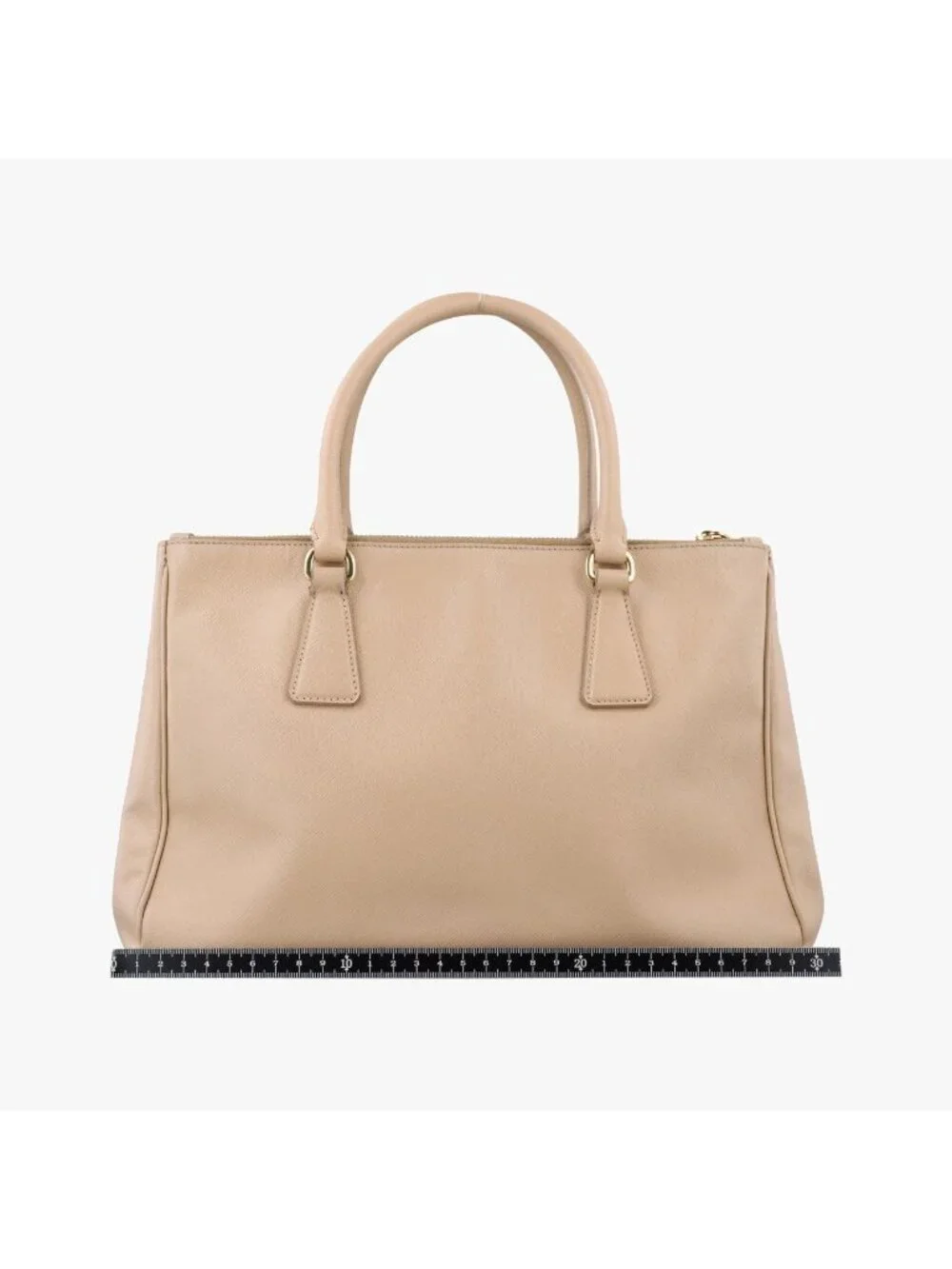 Prada Galleria Beige Saffiano Leather 64 Shoulder Bag